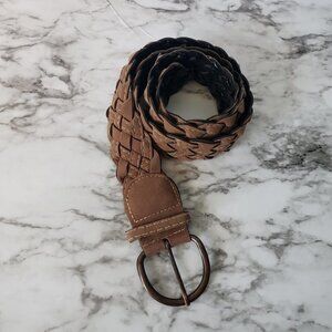 Vintage Brown Braids Women Belt Size 5‎